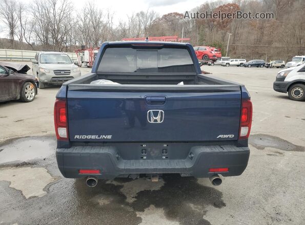 5FPYK3F59MB008405 2021 HONDA RIDGELINE Blue Widok z tyłu