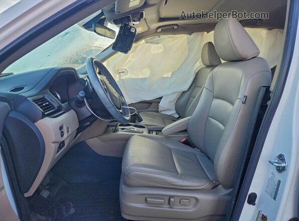 5FPYK3F59NB037341 2022 HONDA RIDGELINE White Вид салону спереду