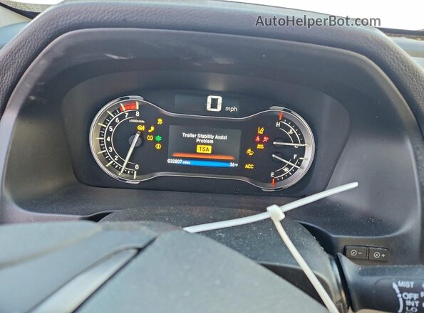 5FPYK3F59NB037341 2022 HONDA RIDGELINE White Вид щитка приладів