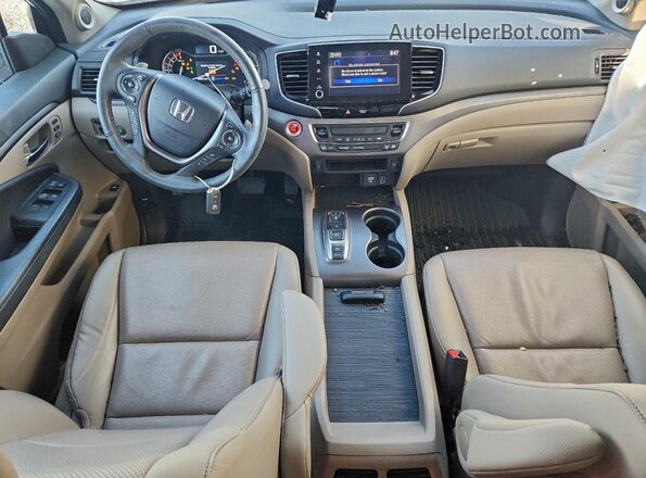 5FPYK3F59NB037341 2022 HONDA RIDGELINE White Вид панелі приладів