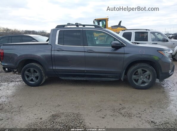 5FPYK3F59PB035981 2023 HONDA RIDGELINE Gray Rear interior view