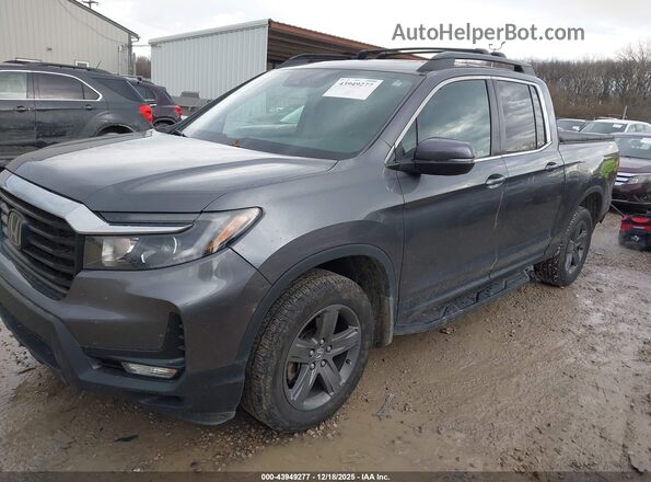 5FPYK3F59PB035981 2023 HONDA RIDGELINE Gray Front left
