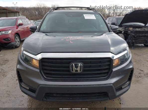 5FPYK3F59PB035981 2023 HONDA RIDGELINE Gray Instrument cluster view