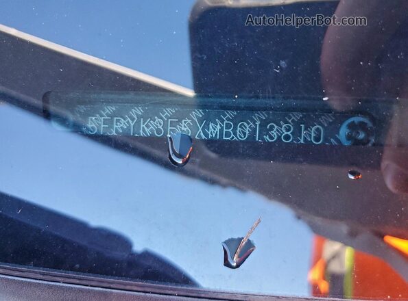 5FPYK3F5XMB013810 2021 HONDA RIDGELINE White Vista de la etiqueta del VIN