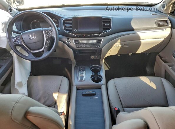 5FPYK3F5XMB013810 2021 HONDA RIDGELINE White Vista del salpicadero