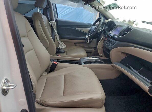 5FPYK3F5XMB013810 2021 HONDA RIDGELINE White Vista interior delantera