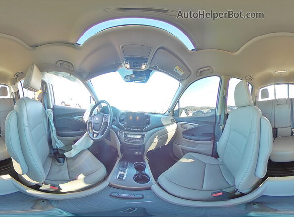 5FPYK3F5XMB013810 2021 HONDA RIDGELINE White Vista interior de 360 grados