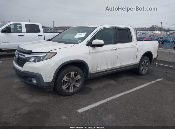 5FPYK3F61JB004837 2018 HONDA RIDGELINE White Vista tres cuartos delantera izquierda