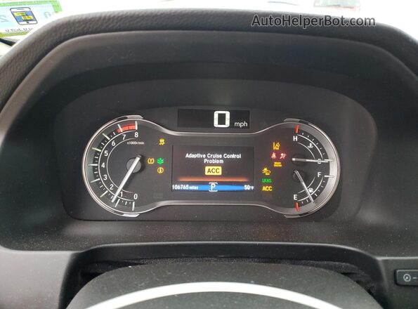 5FPYK3F71LB007491 2020 HONDA RIDGELINE Gray Вид щитка приладів
