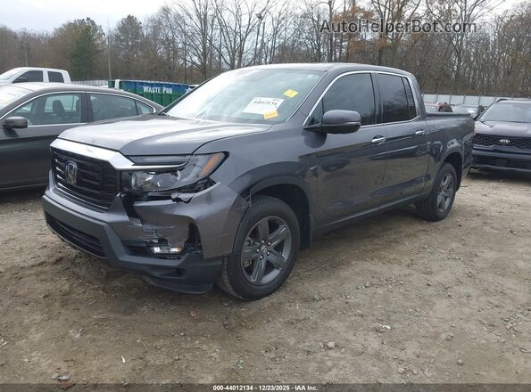 5FPYK3F72PB010776 2023 HONDA RIDGELINE Gray Передня ліва чверть