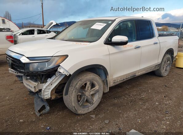 5FPYK3F74MB006658 2021 HONDA RIDGELINE Белый Передняя левая четверть