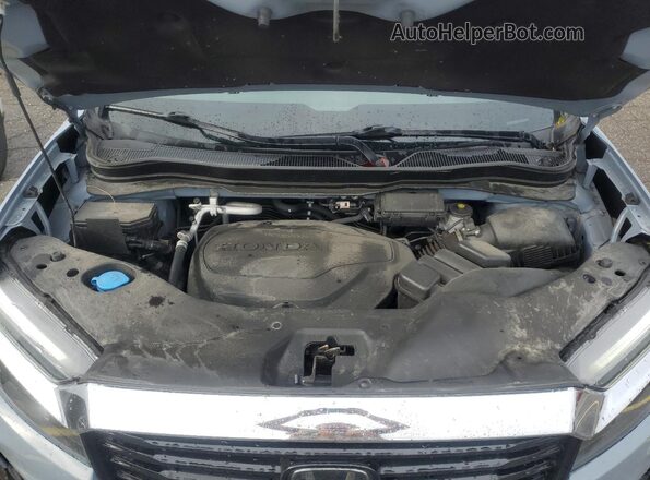5FPYK3F76PB013972 2023 HONDA RIDGELINE Blue Widok wnętrza z tyłu