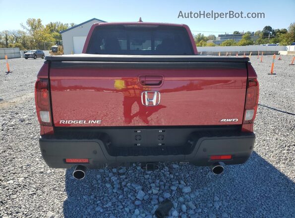 5FPYK3F76PB061312 2023 HONDA RIDGELINE Red Вид ззаду