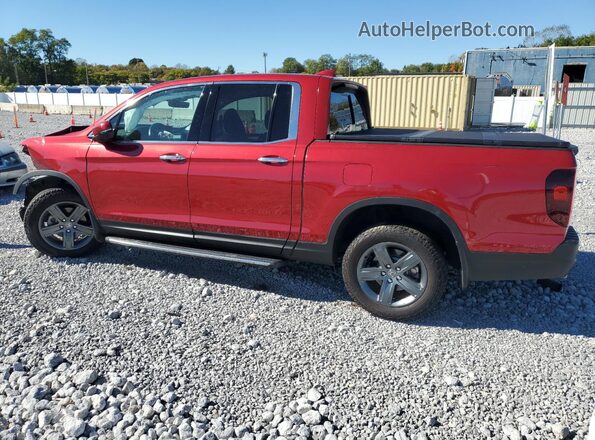 5FPYK3F76PB061312 2023 HONDA RIDGELINE Red Задня ліва чверть