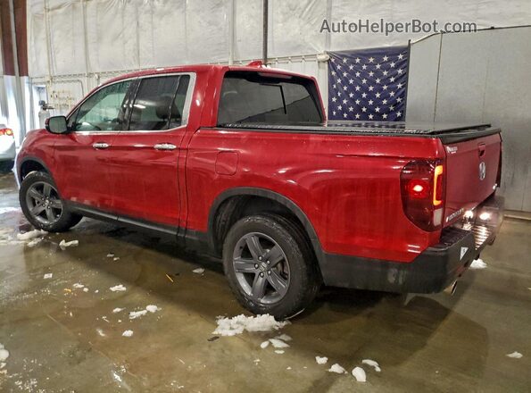 5FPYK3F78MB019462 2021 HONDA RIDGELINE Red უკანა მარცხენა