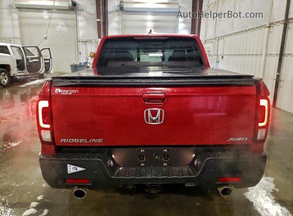 5FPYK3F78MB019462 2021 HONDA RIDGELINE Red უკანა ხედი