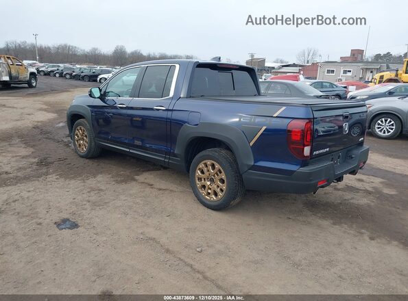 5FPYK3F7XNB013566 2022 HONDA RIDGELINE Dark Blue Задняя левая четверть