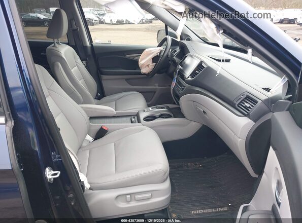 5FPYK3F7XNB013566 2022 HONDA RIDGELINE Dark Blue Вид салона спереди