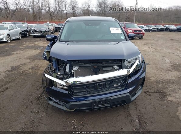 5FPYK3F7XNB013566 2022 HONDA RIDGELINE Dark Blue Вид щитка приборов