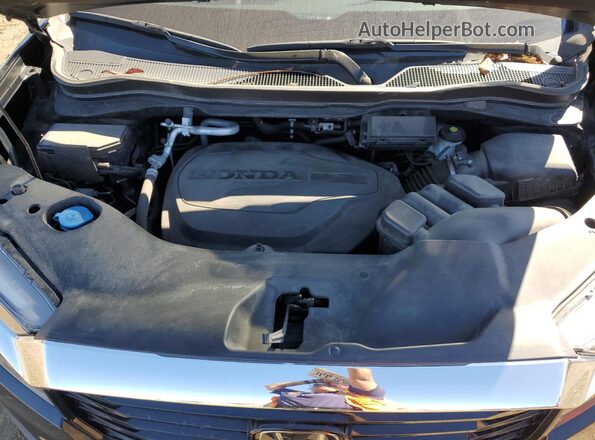 5FPYK3F7XNB020002 2022 HONDA RIDGELINE Black Engine compartment view