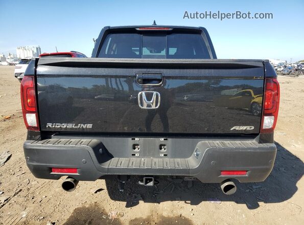 5FPYK3F7XNB020002 2022 HONDA RIDGELINE Black Rear seats view