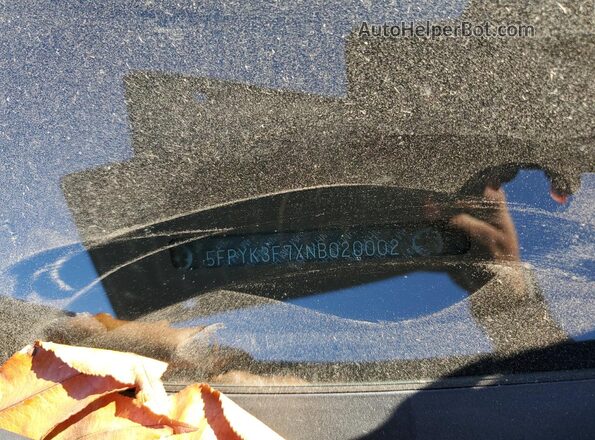 5FPYK3F7XNB020002 2022 HONDA RIDGELINE Black VIN sticker view