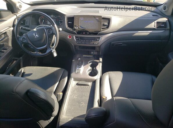 5FPYK3F7XNB020002 2022 HONDA RIDGELINE Black Dashboard view