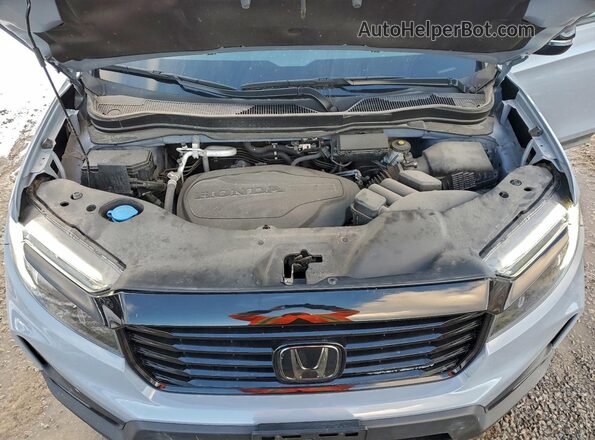 5FPYK3F80NB503443 2022 HONDA RIDGELINE Gray Вид задньої частини салону