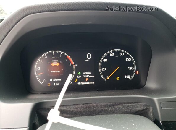 5FPYK3F8XSB032199 2025 HONDA RIDGELINE Gray Instrument cluster view