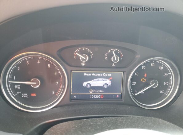 5GAERBKW2LJ211970 2020 BUICK ENCLAVE Black Instrument cluster view