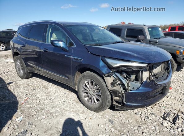 5GAEVAKWXNJ188852 2022 BUICK ENCLAVE Blue Delantero derecho