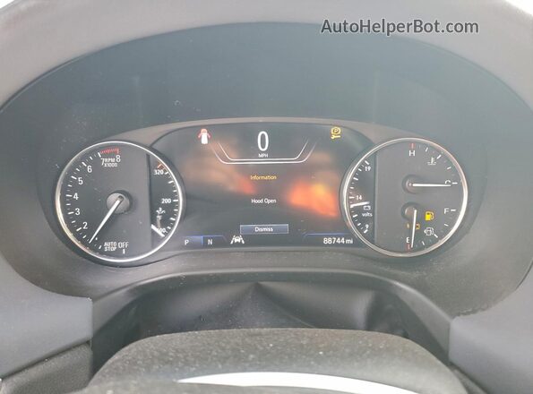 5GAEVBKW0NJ132327 2022 BUICK ENCLAVE White Widok zestawu wskaźników