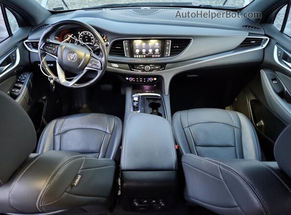 5GAEVBKW2NJ125265 2022 BUICK ENCLAVE Silver Dashboard view