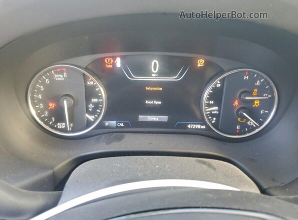 5GAEVCKW4NJ166969 2022 BUICK ENCLAVE White Вид щитка приладів