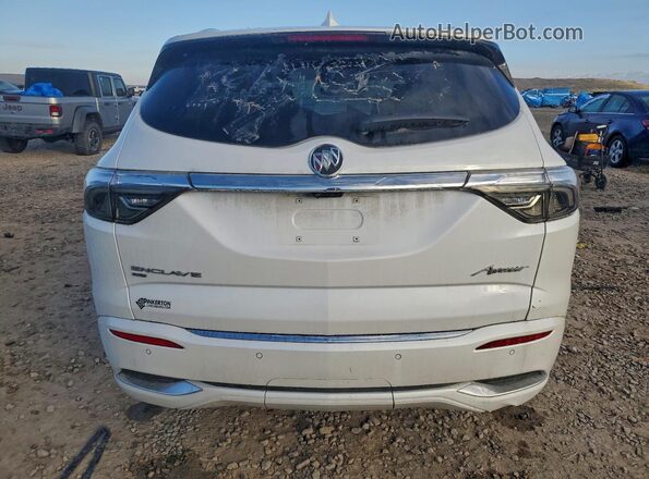 5GAEVCKW4NJ166969 2022 BUICK ENCLAVE White Вид ззаду
