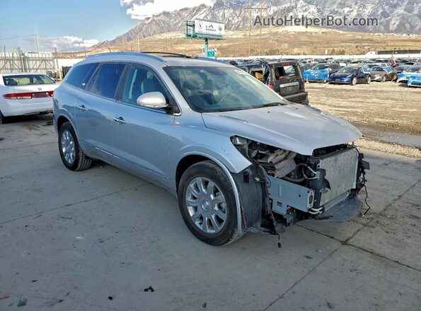 5GAKVBKD3GJ327682 2016 BUICK ENCLAVE Серебряный Передняя правая четверть