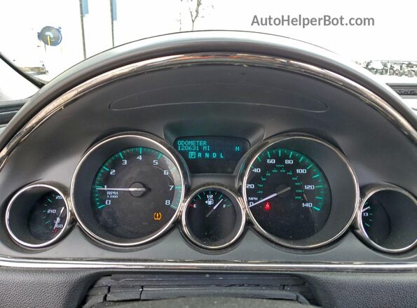 5GAKVBKD4GJ126115 2016 BUICK ENCLAVE Черный Вид щитка приборов