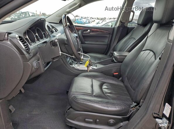 5GAKVBKD4GJ126115 2016 BUICK ENCLAVE Черный Вид салона спереди