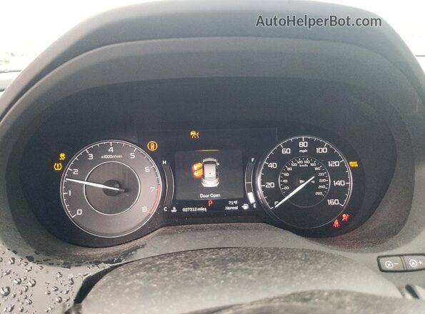 5J8TC1H54PL009157 2023 ACURA RDX White Vista del cuadro de instrumentos