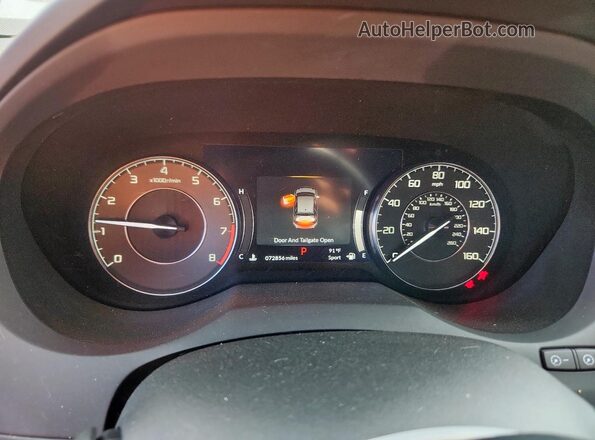 5J8TC1H56ML020494 2021 ACURA RDX Black Vista del cuadro de instrumentos