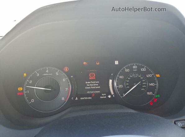 5J8TC1H59PL009638 2023 ACURA RDX White Вид щитка приладів