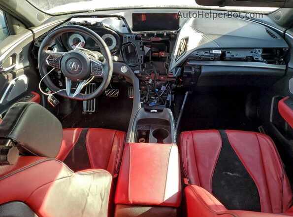 5J8TC1H67PL007072 2023 ACURA RDX White Dashboard view
