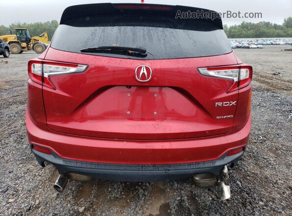 5J8TC2H36KL029049 2019 ACURA RDX Red Vista trasera