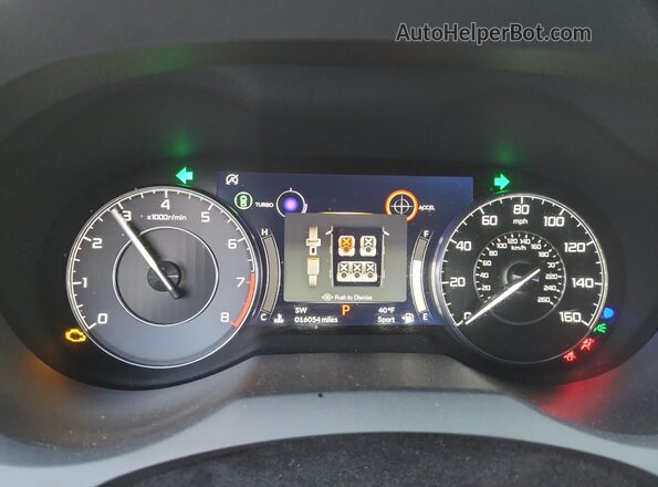 5J8TC2H37PL022098 2023 ACURA RDX White Вид щитка приладів