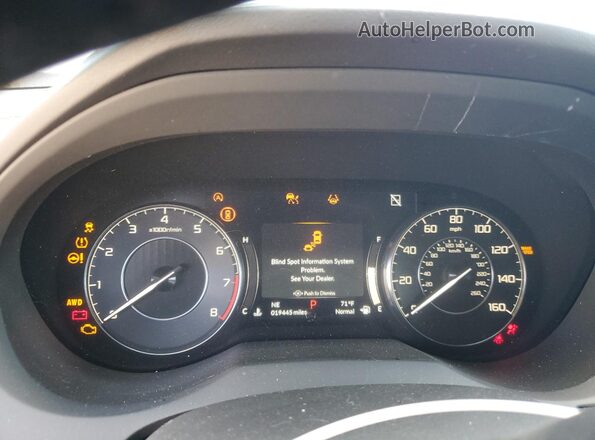 5J8TC2H37RL032309 2024 ACURA RDX Gray Instrument cluster view