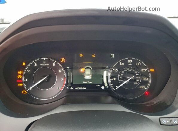 5J8TC2H46SL015001 2025 ACURA RDX Silver Instrument cluster view