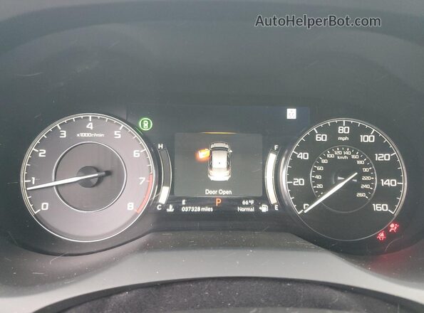 5J8TC2H51NL002718 2022 ACURA RDX White Vista del cuadro de instrumentos