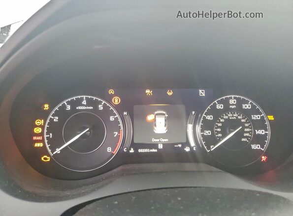 5J8TC2H51PL006058 2023 ACURA RDX Black Instrument cluster view