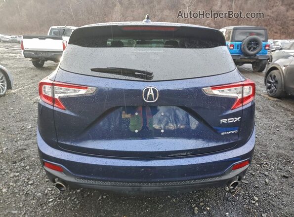5J8TC2H57ML020901 2021 ACURA RDX Blue უკანა ხედი