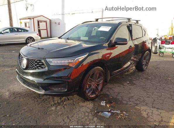 5J8TC2H61LL007486 2020 ACURA RDX Black Vista tres cuartos delantera izquierda
